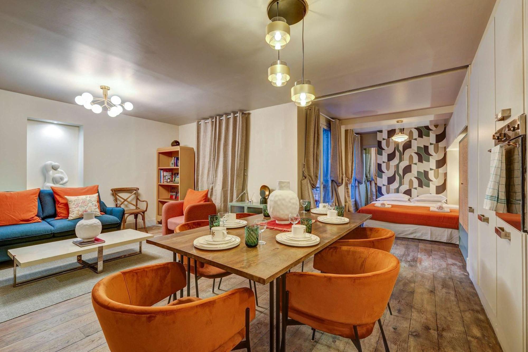 Le Marais - Les Halles Colorful & Modern 3bd * Parijs