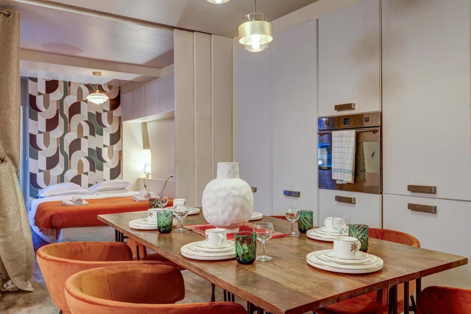 Le Marais - Les Halles Colorful & Modern 3bd Parijs