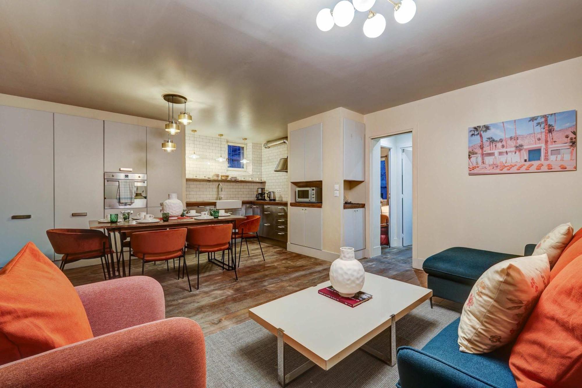 Le Marais - Les Halles Colorful & Modern 3bd Parijs